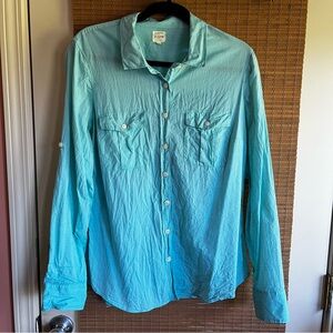 J. Crew Aqua The Perfect Shirt